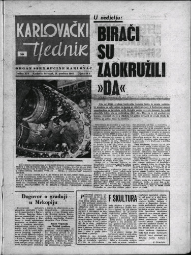 Karlovački tjednik: 1965 • 50