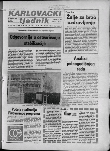 Karlovački tjednik: 1980 • 9