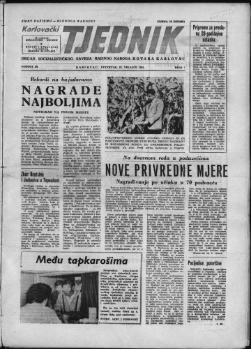 Karlovački tjednik: 1961 • 7