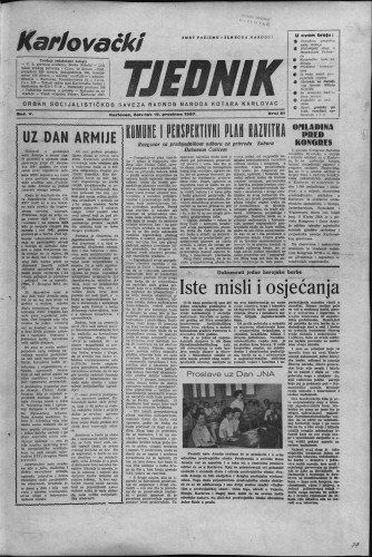 Karlovački tjednik: 1957 • 51