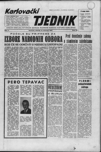 Karlovački tjednik: 1957 • 33