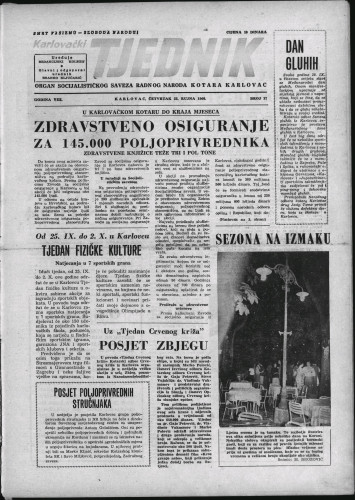 Karlovački tjednik: 1960 • 37