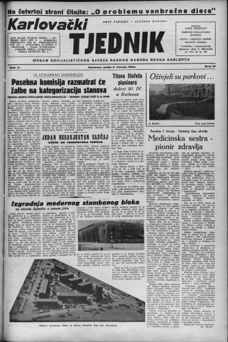 Karlovački tjednik: 1954 • 15
