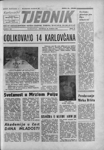 Karlovački tjednik: 1959 • 22