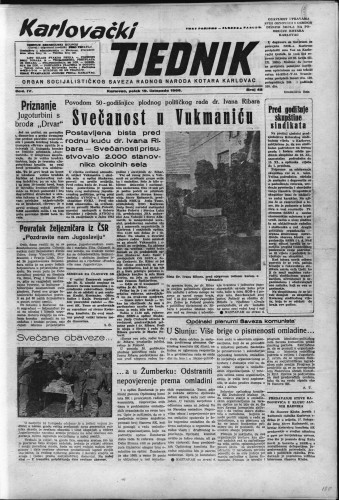 Karlovački tjednik: 1956 • 42