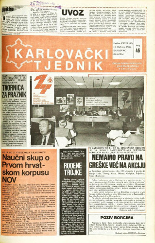 Karlovački tjednik: 1986 • 46