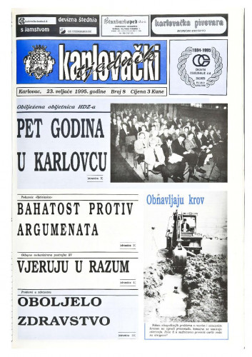 Karlovački tjednik: 1995 • 8