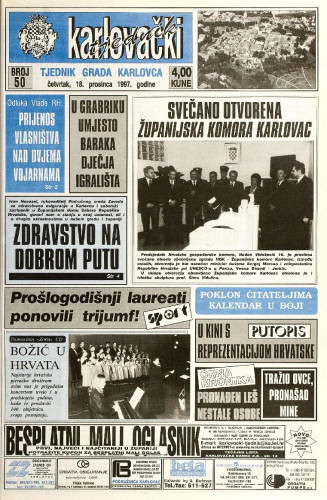 Karlovački tjednik: 1997 • 50