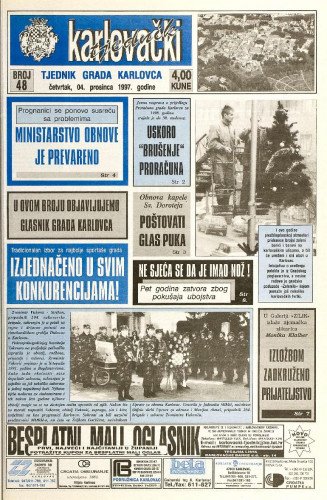 Karlovački tjednik: 1997 • 48
