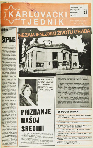 Karlovački tjednik: 1987 • 21