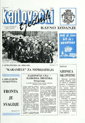 Karlovački tjednik: 1991 • 50