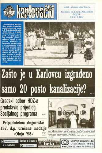 Karlovački tjednik: 1996 • 23
