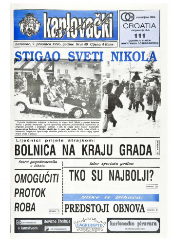 Karlovački tjednik: 1995 • 49
