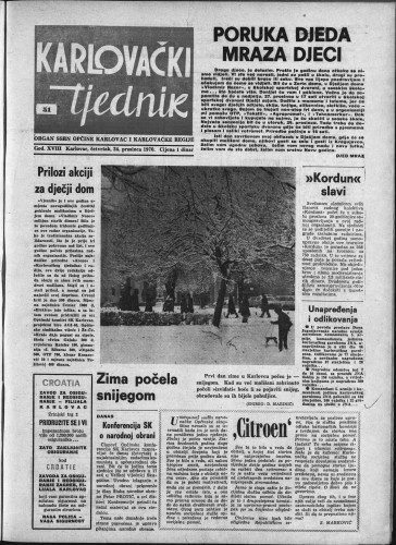 Karlovački tjednik: 1970 • 51
