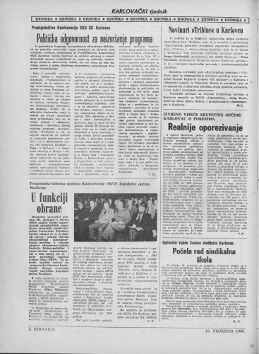 Karlovački tjednik: 1985 • 50
