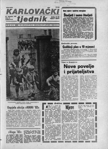 Karlovački tjednik: 1982 • 42