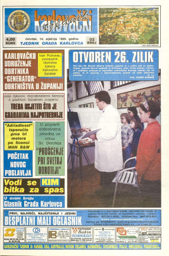 Karlovački tjednik: 1999 • 2