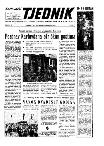 Karlovački tjednik: 1961 • 31