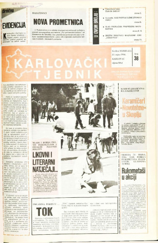 Karlovački tjednik: 1986 • 38