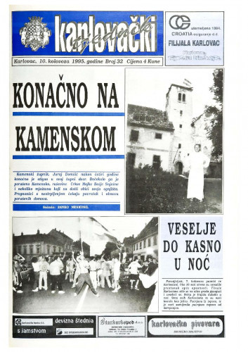 Karlovački tjednik: 1995 • 32