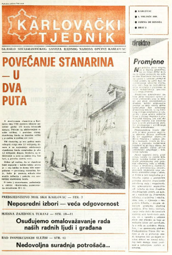 Karlovački tjednik: 1988 • 5