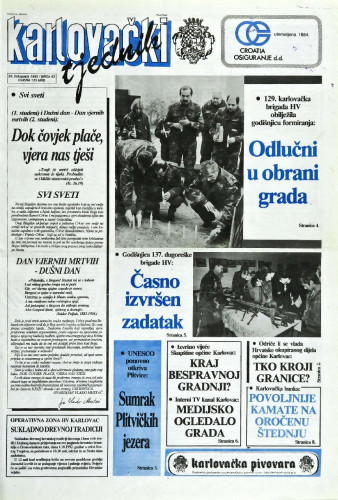 Karlovački tjednik: 1992 • 43