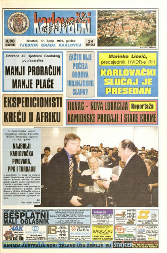 Karlovački tjednik: 1999 • 24