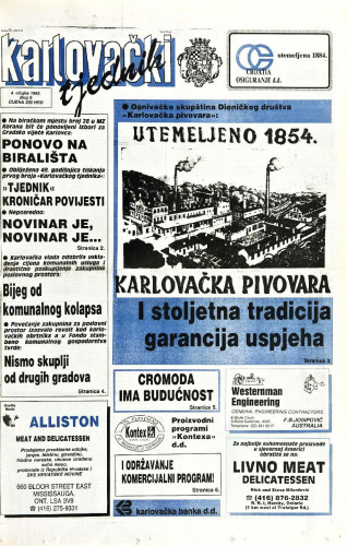 Karlovački tjednik: 1993 • 9