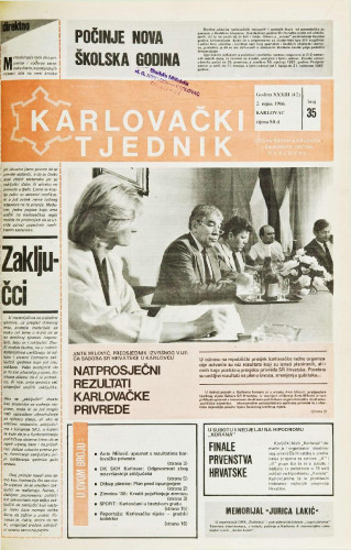 Karlovački tjednik: 1986 • 35