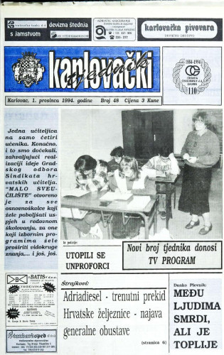 Karlovački tjednik: 1994 • 48