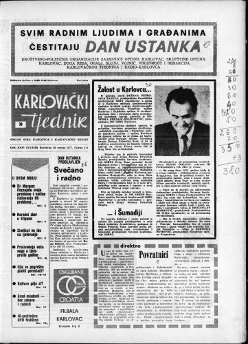 Karlovački tjednik: 1977 • 30