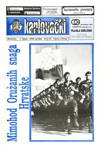 Karlovački tjednik: 1995 • 22