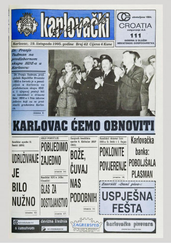 Karlovački tjednik: 1995 • 42