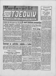 Karlovački tjednik: 1957 • 11