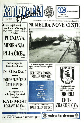 Karlovački tjednik: 1992 • 46