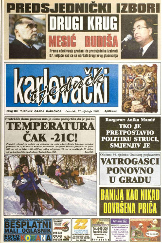 Karlovački tjednik: 2000 • 03