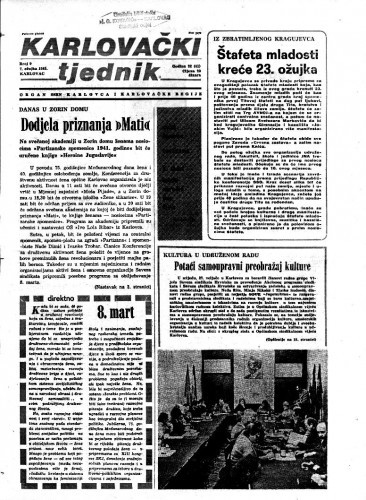 Karlovački tjednik: 1985 • 9