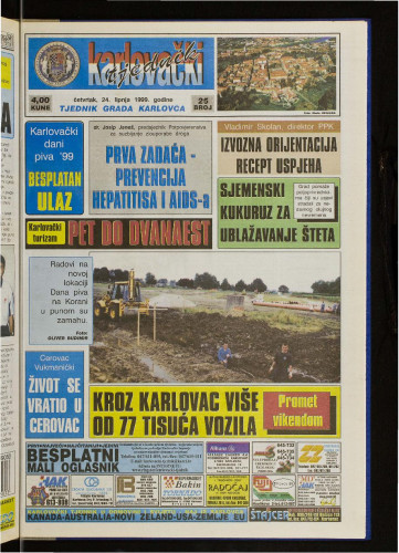 Karlovački tjednik: 1999 • 25