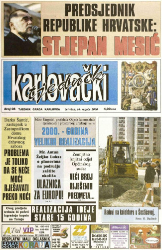 Karlovački tjednik: 2000 • 05