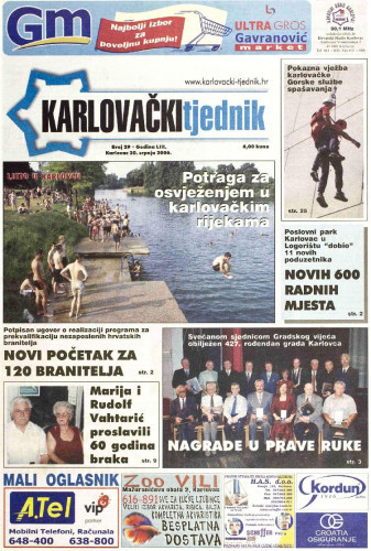 Karlovački tjednik: 2006 • 29