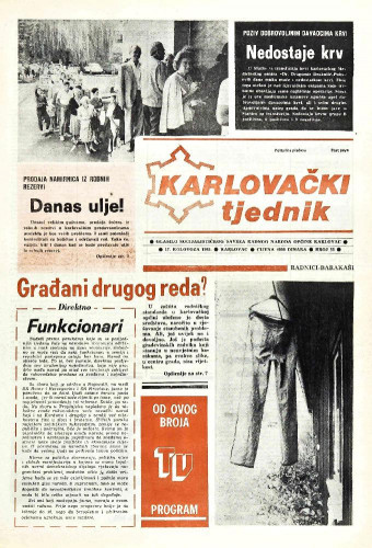 Karlovački tjednik: 1989 • 33