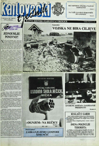 Karlovački tjednik: 1991 • 40
