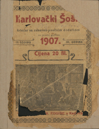 Karlovački Šoštar – 1907.