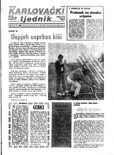 Karlovački tjednik: 1984 • 38