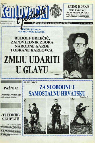 Karlovački tjednik: 1991 • 43