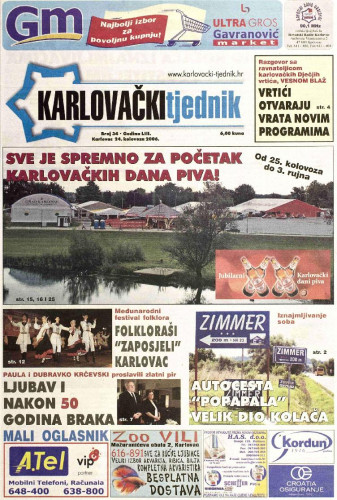Karlovački tjednik: 2006 • 34