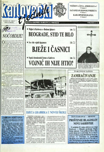 Karlovački tjednik: 1991 • 37