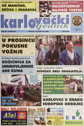Karlovački tjednik: 2005 • 45