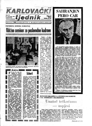 Karlovački tjednik: 1985 • 46