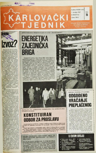 Karlovački tjednik: 1987 • 14